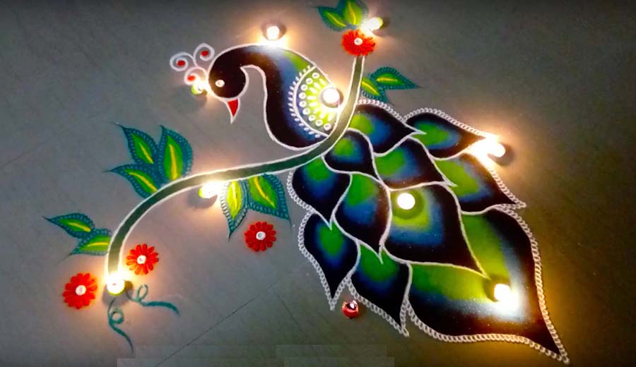 festive decor rangoli